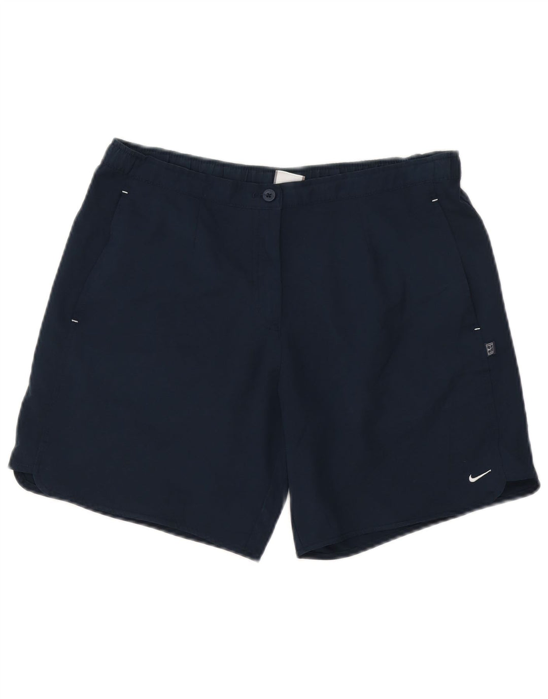 Nike Casual Shorts til kvinder Small W27 Navyblå polyester