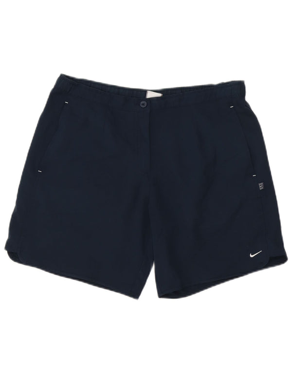 Nike Casual Shorts til kvinder Small W27 Navyblå polyester