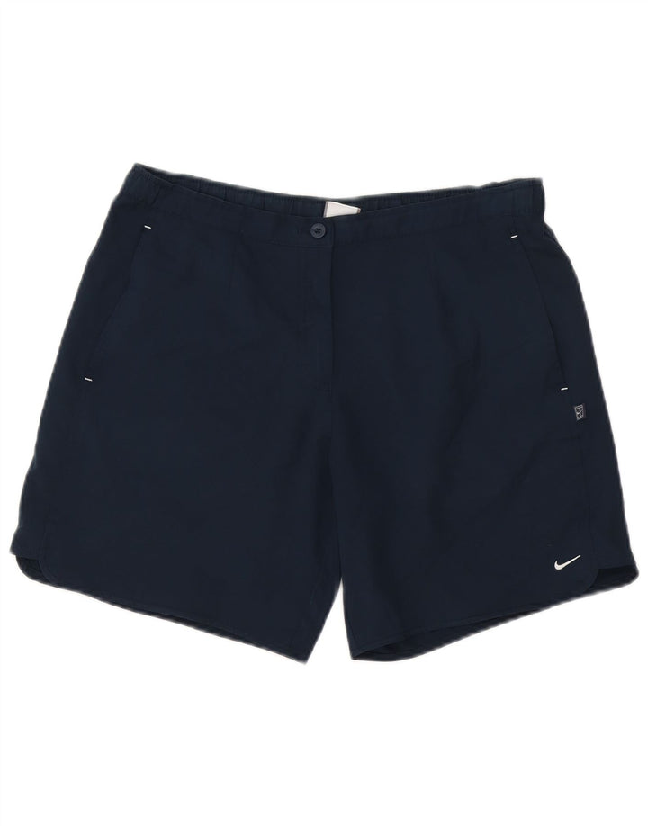 Nike Casual Shorts til kvinder Small W27 Navyblå polyester