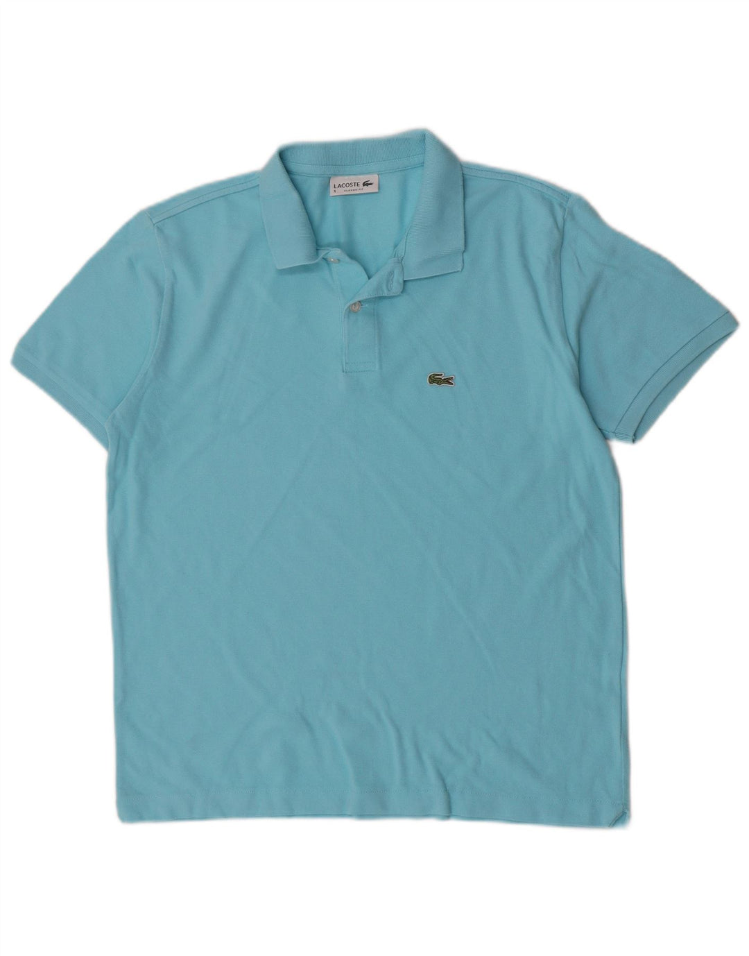 Lacoste Herre Classic Fit Polo Shirt Størrelse 5 Large Blå