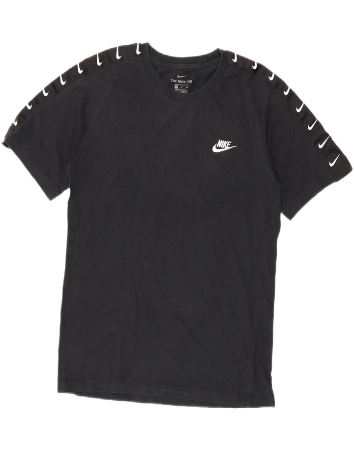 Nike grafisk t-shirt top til mænd, lille sort bomuld
