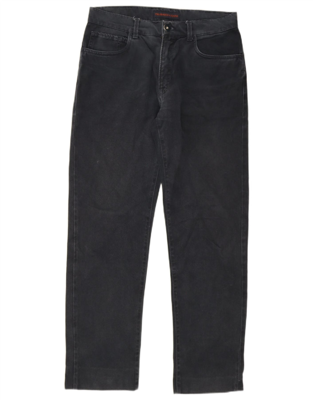 Trussardi Herre Straight Jeans IT 48 Medium W34 L30 Sort Bomuld