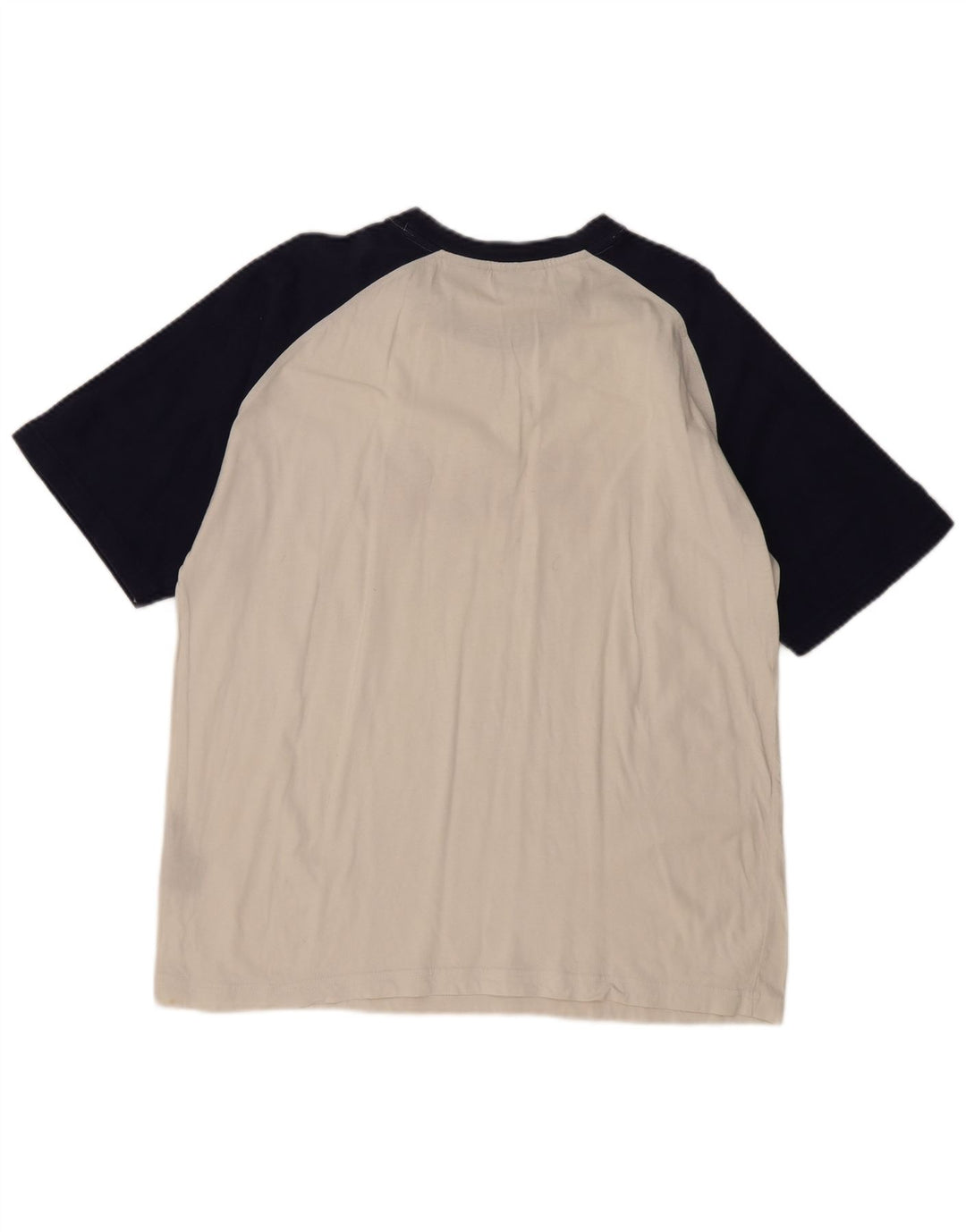 FILA Herre Grafisk T-Shirt Top Stor Hvid Colourblock Bomuld