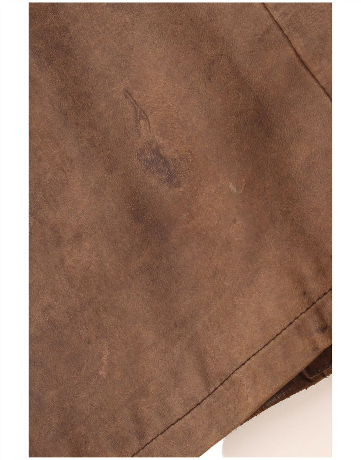 PIERCE ARROW Herre Læderfrakke EU 54 2XL Brun