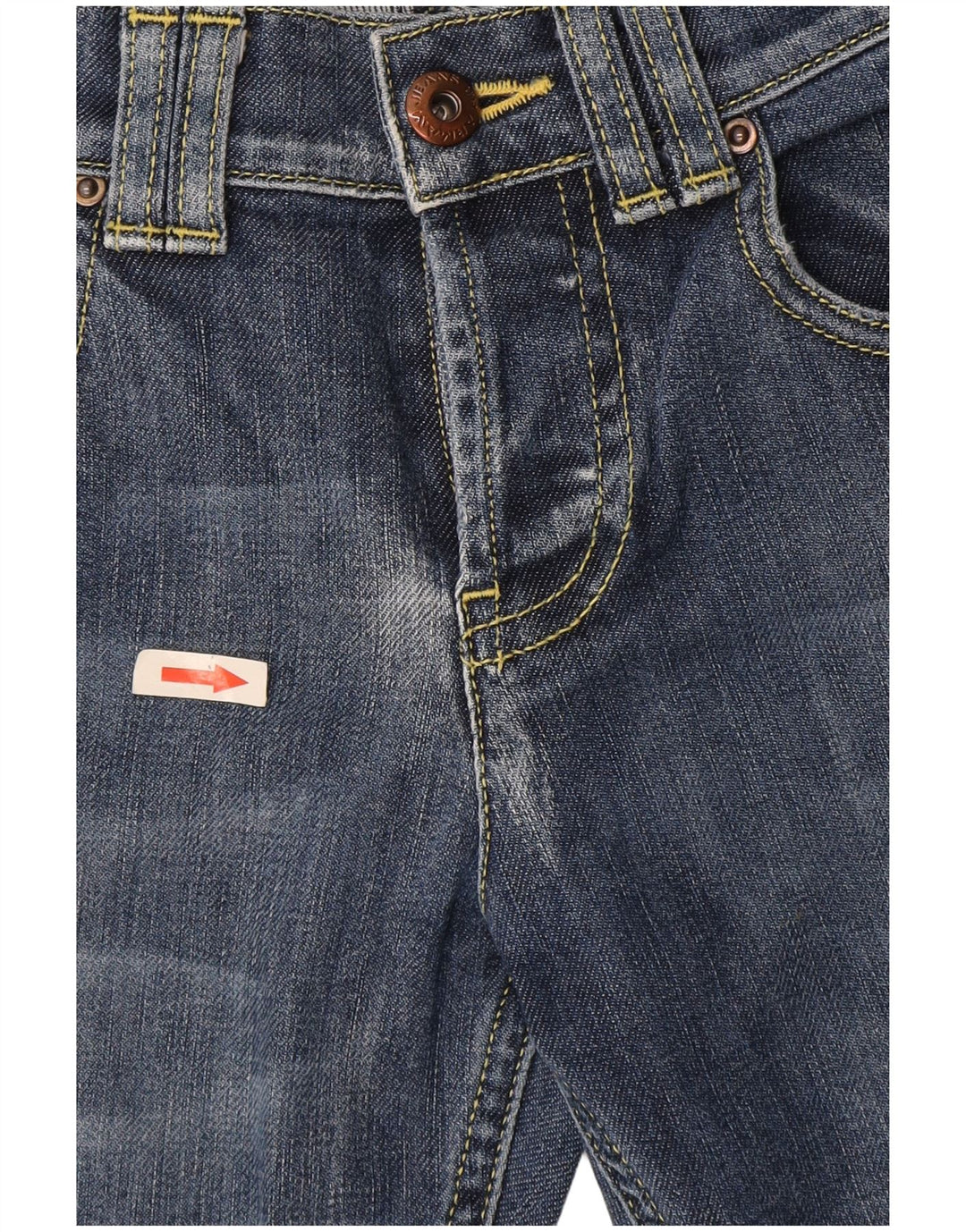 Armani Dame Slim Jeans W26 L29 Blå Bomuld