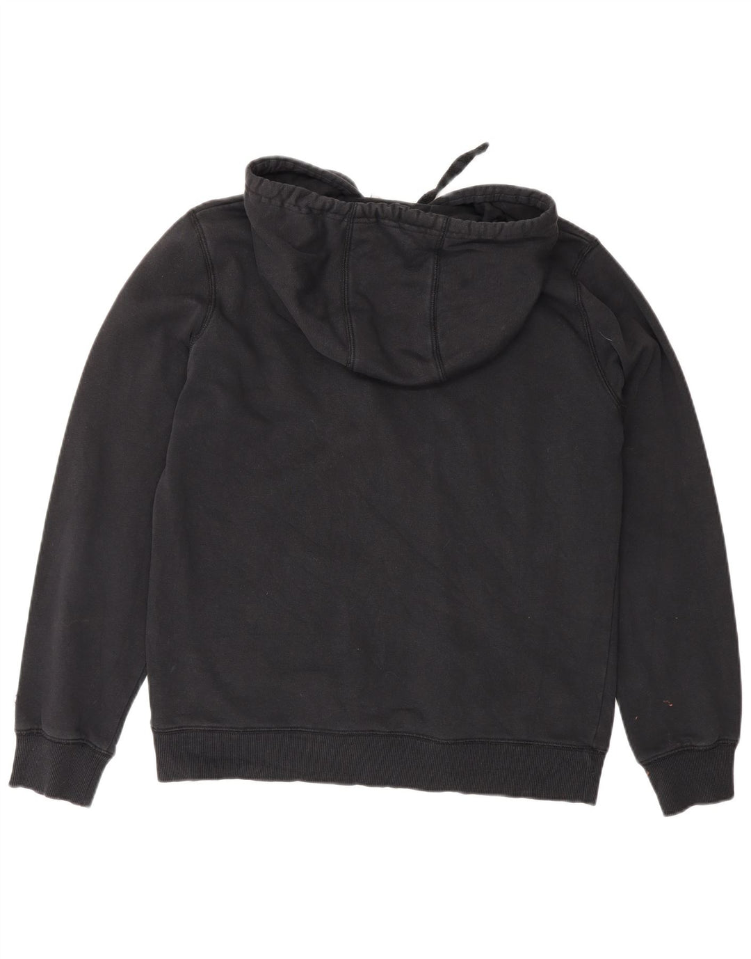 Champion Dame Grafisk Hoodie Jumper UK 14 Medium Sort