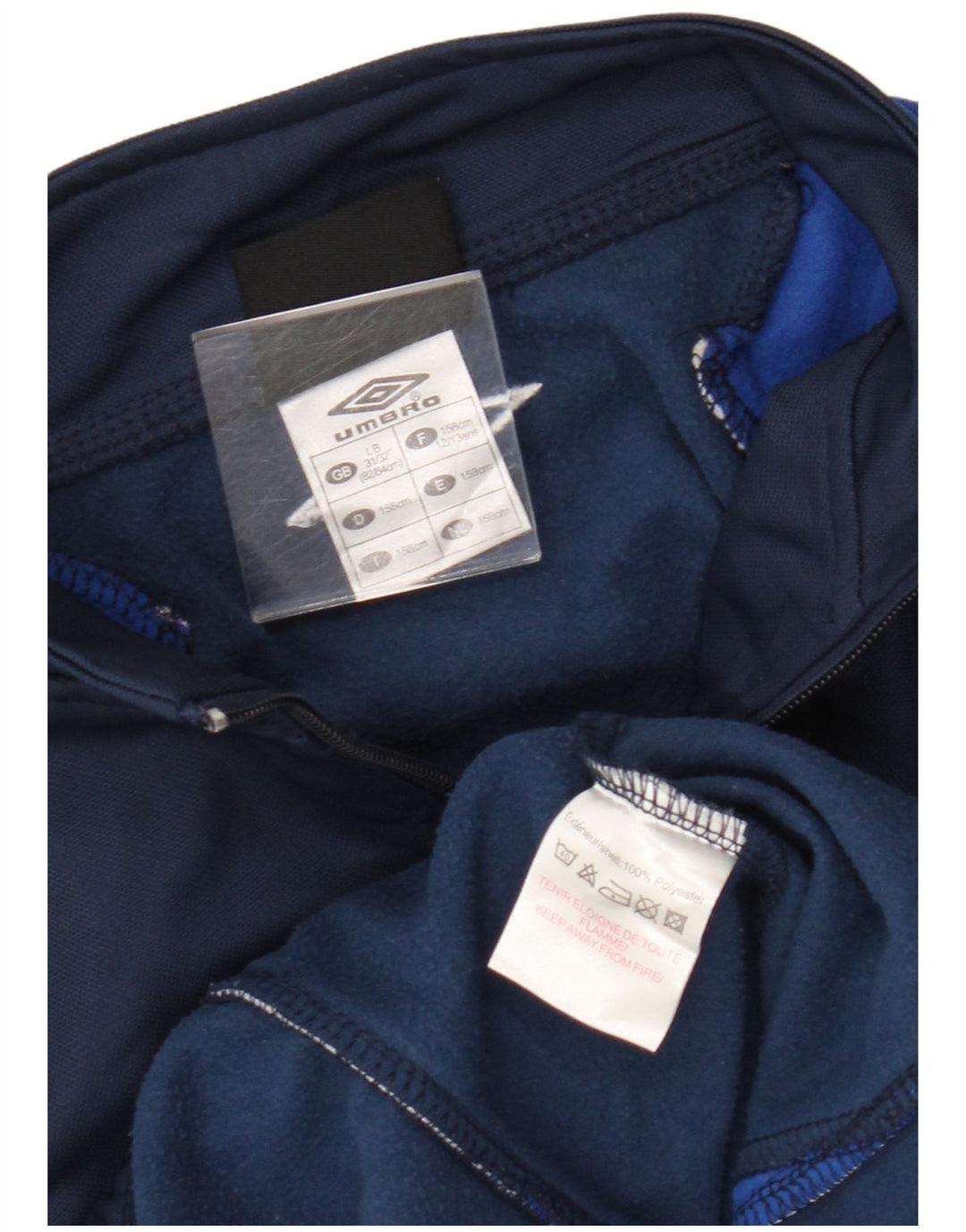 Umbro Boys Graphic Sweatshirt Jumper 12-13 År Large Navy Blue