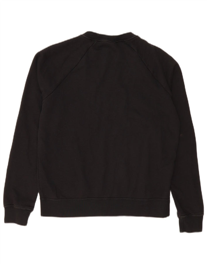 Nike Dame Oversized Sweatshirt Jumper UK 10 Small Black Bomuld