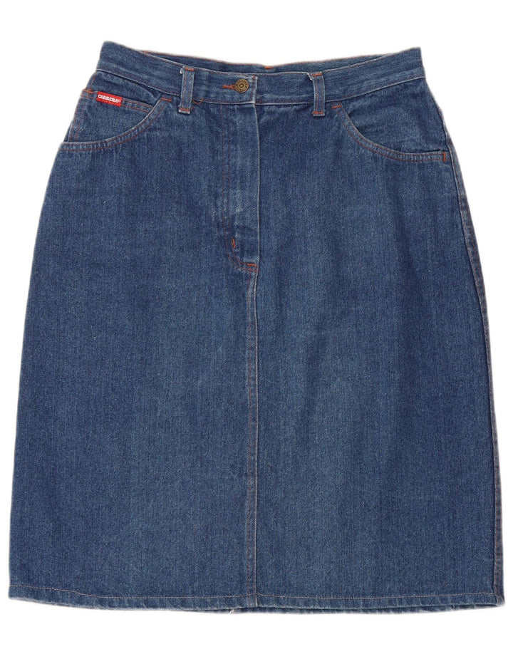 CARRERA Dame Denim Nederdel W32 Stor Blå Bomuld