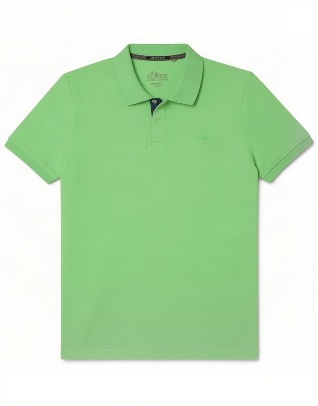 S.Oliver Herre Regular Fit Polo Shirt Large Green Polyester