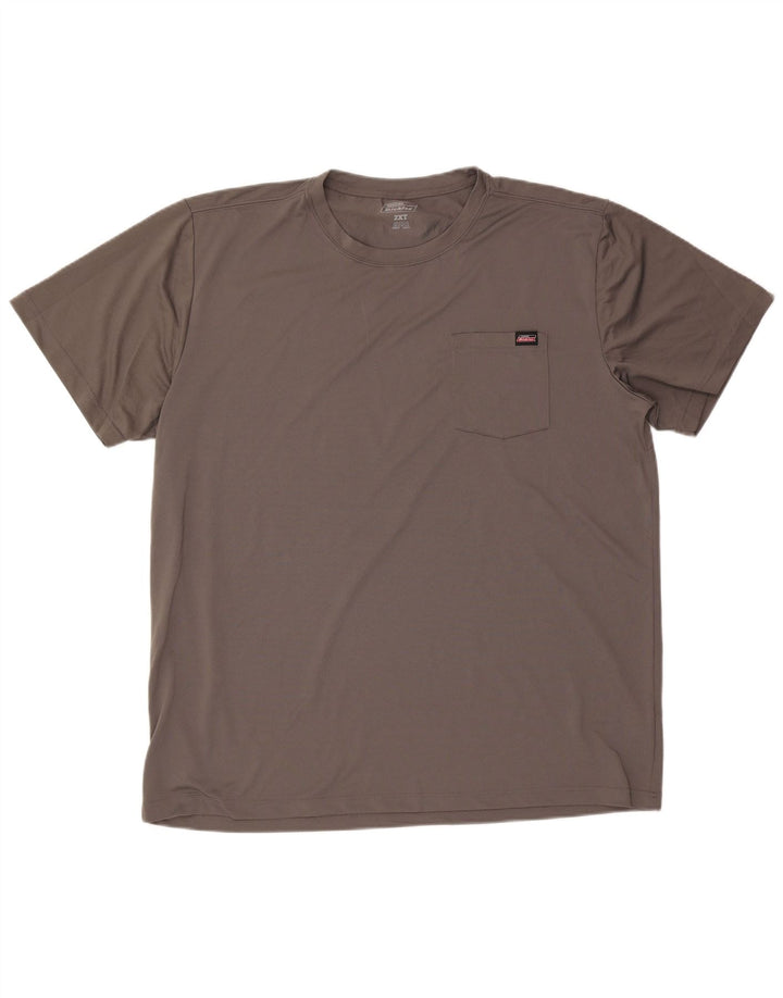 Dickies Herre høj T-shirt Top 2XL Grå Polyester