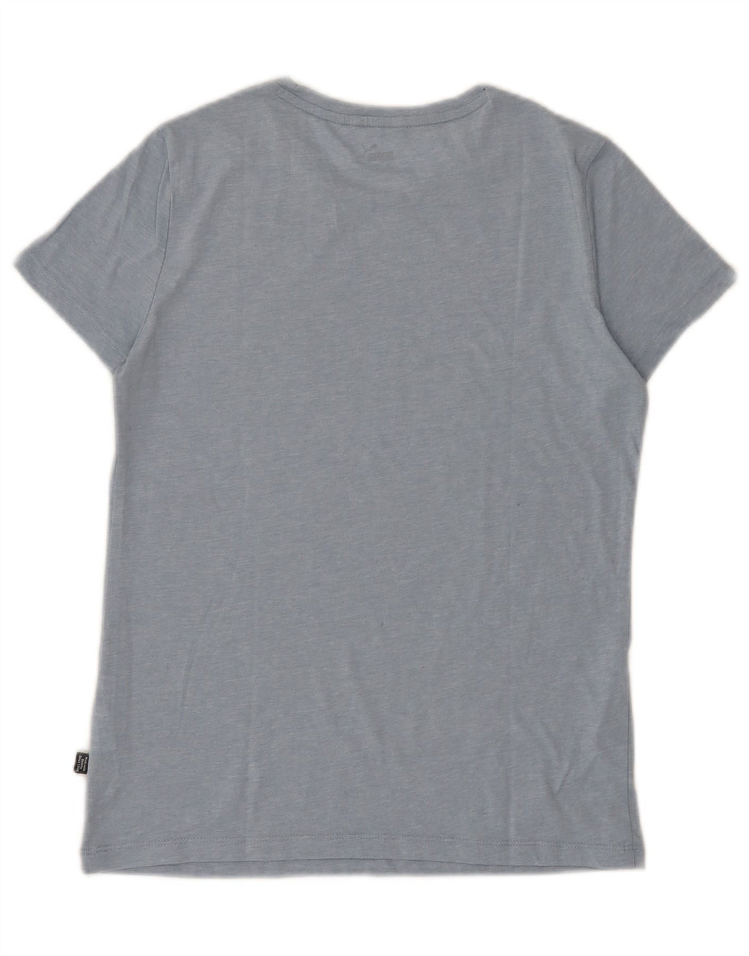 Puma grafisk T-shirt top til kvinder DK 10 Lille blå plettet polyester