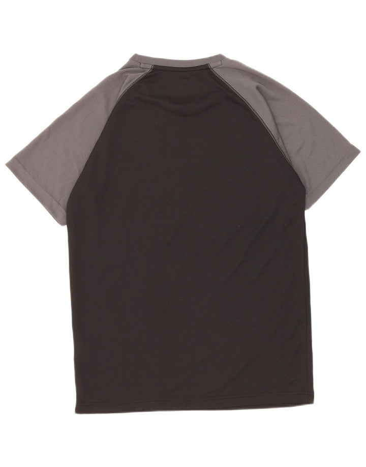 Mountain Warehouse Herre T-Shirt Top Medium Sort Colourblock Polyester