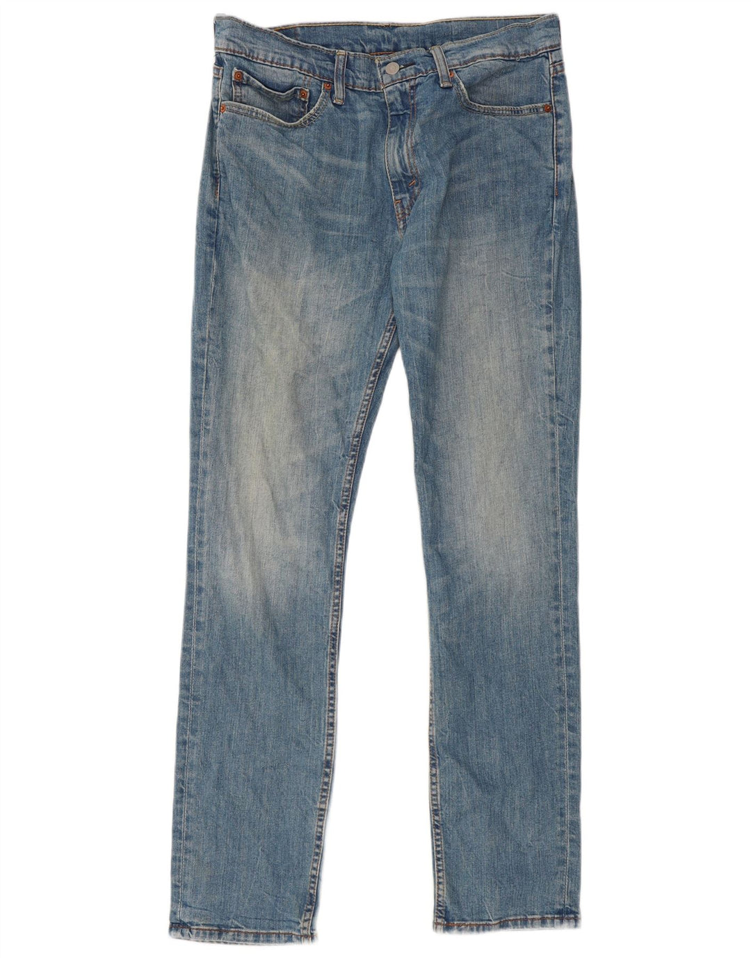 LEVI'S Herre 511 Slim Jeans W34 L34 Blå Bomuld