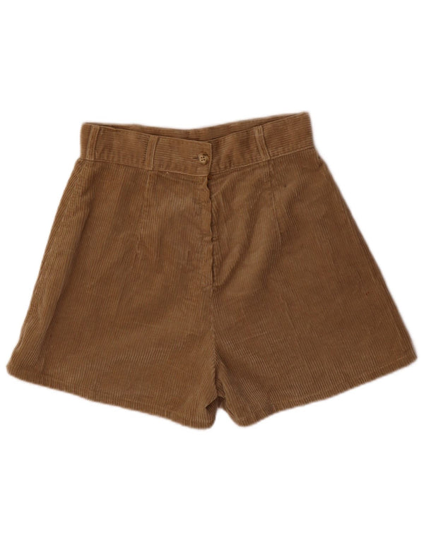 Sisley Womens Corduroy Shorts W28 Medium Brown Bomuld