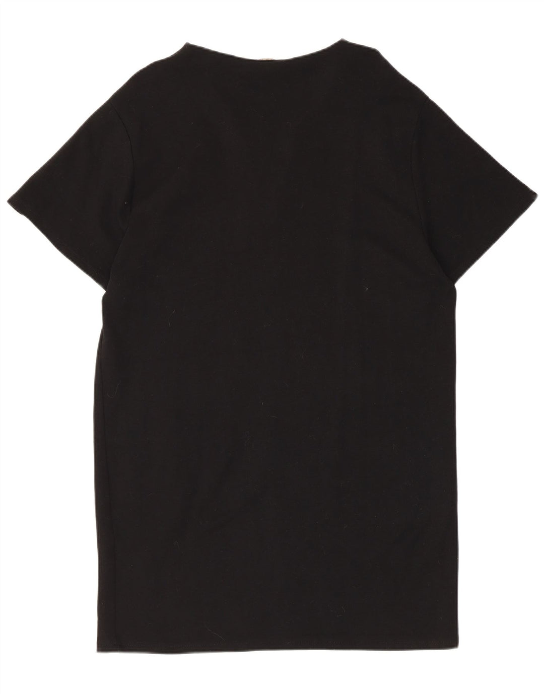 Zara Dame T-Shirt Kjole UK 14 Medium Sort