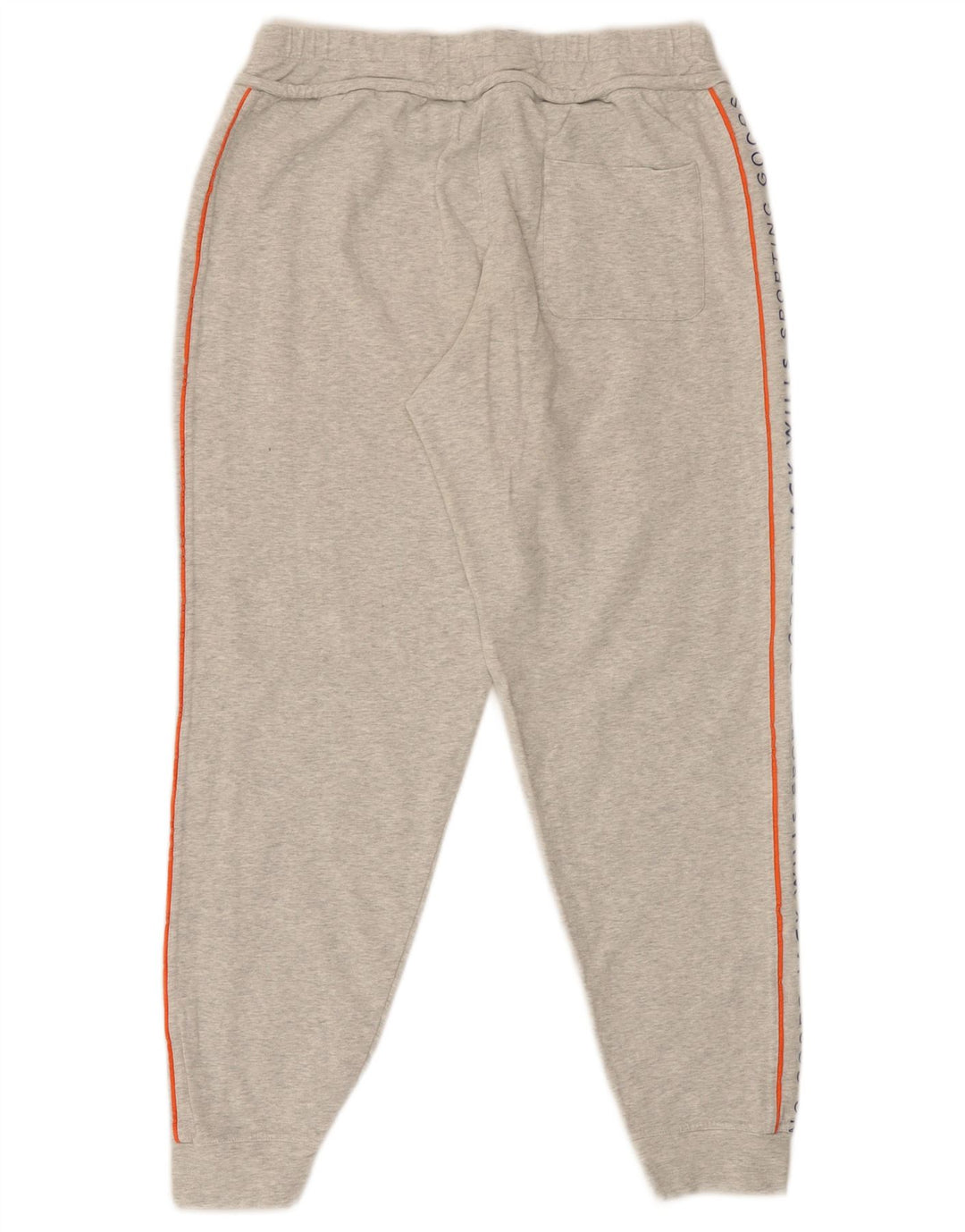 JACK WILLS Womens Graphic Tracksuit Trousers Joggers UK 12 Medium Grey