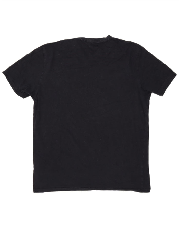 REISS T-shirt top til kvinder UK 16 Stor marineblå bomuld