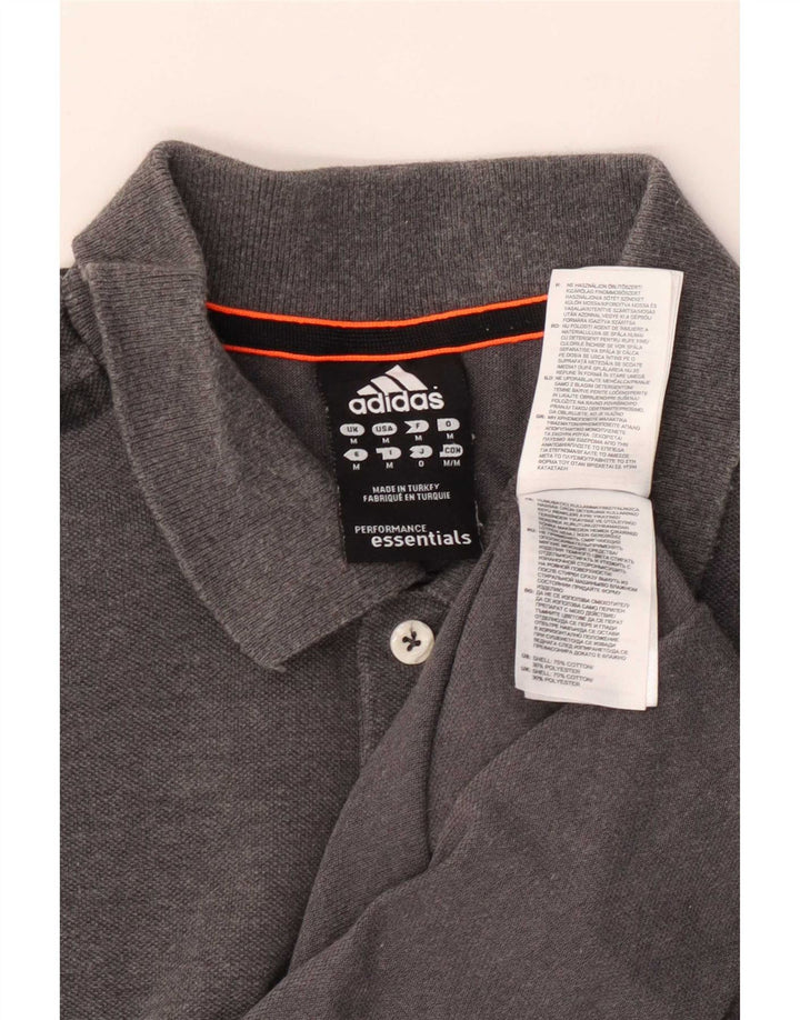 Adidas Herre Climalite Polo Shirt Medium Grey Bomuld