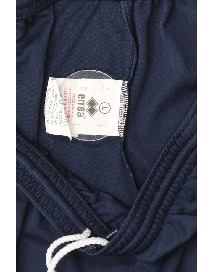 Errea Herre Sportshorts Large Navy Blue Polyester