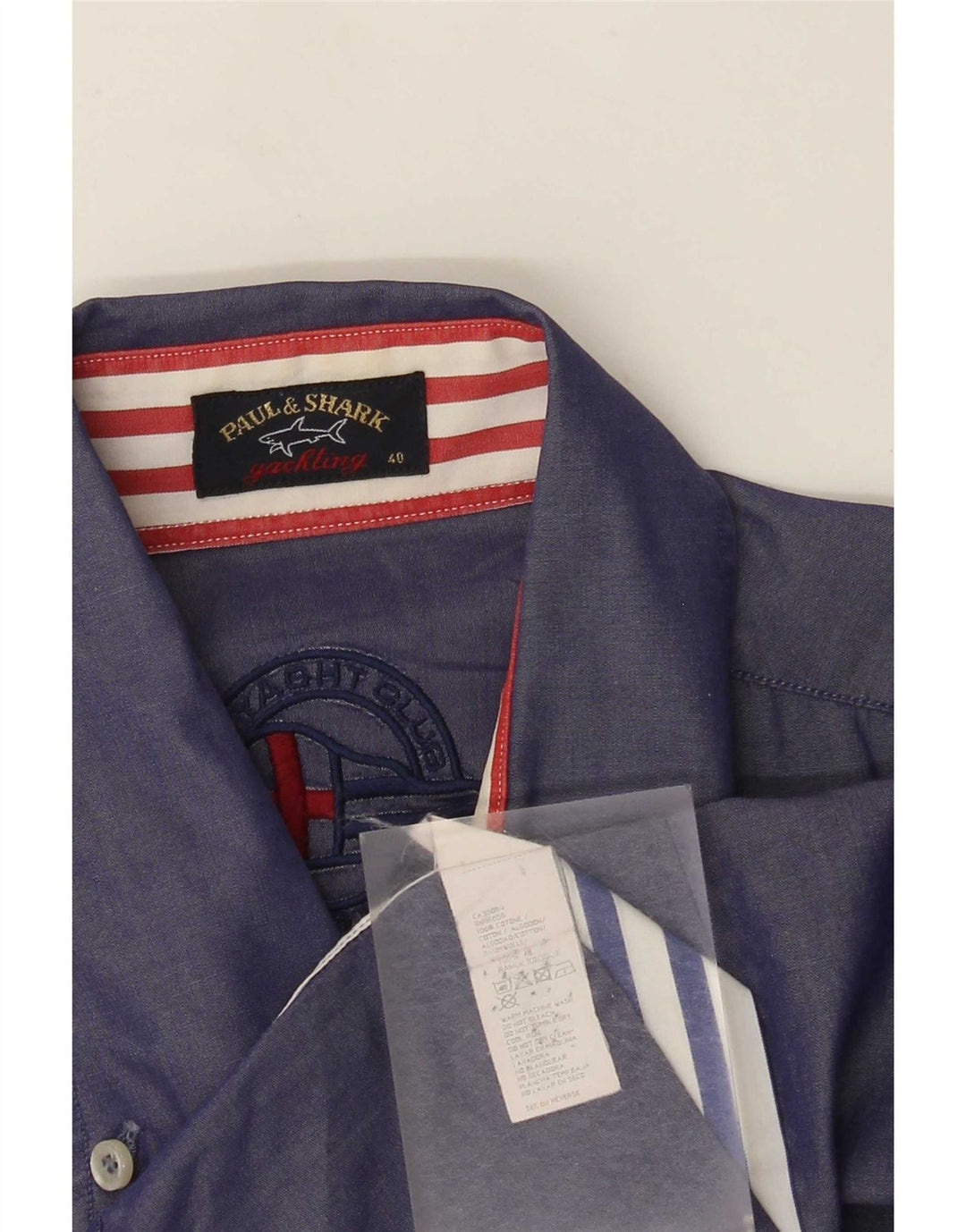 Paul & Shark Herreskjorte str. 40 Medium Lilla Bomuld