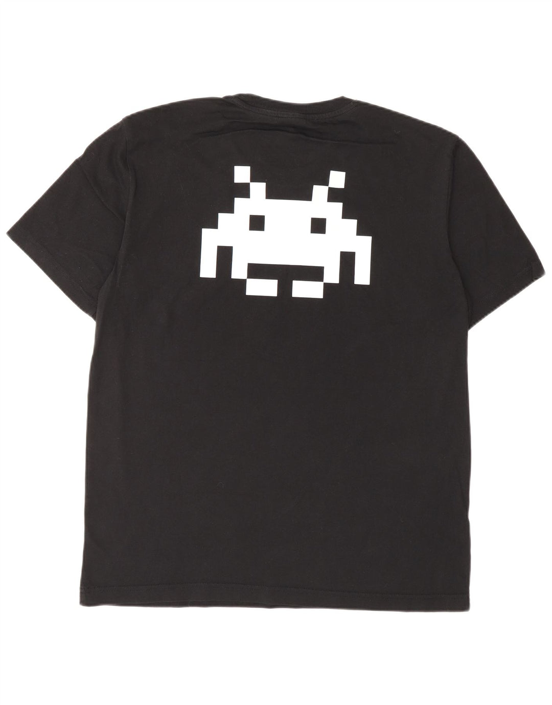 CHAMPION Mens Graphic T-Shirt Top Medium Black