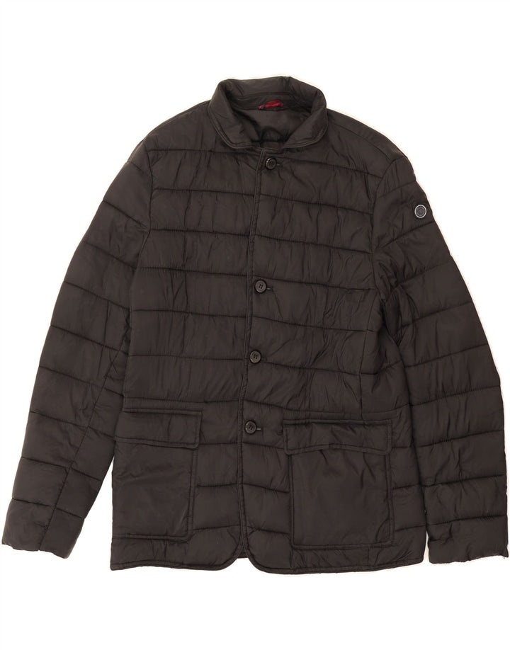 POLBOT Mens Padded Jacket UK 42 XL Black Polyamide Vintage Polbot and Second-Hand Polbot from Messina Hembry 