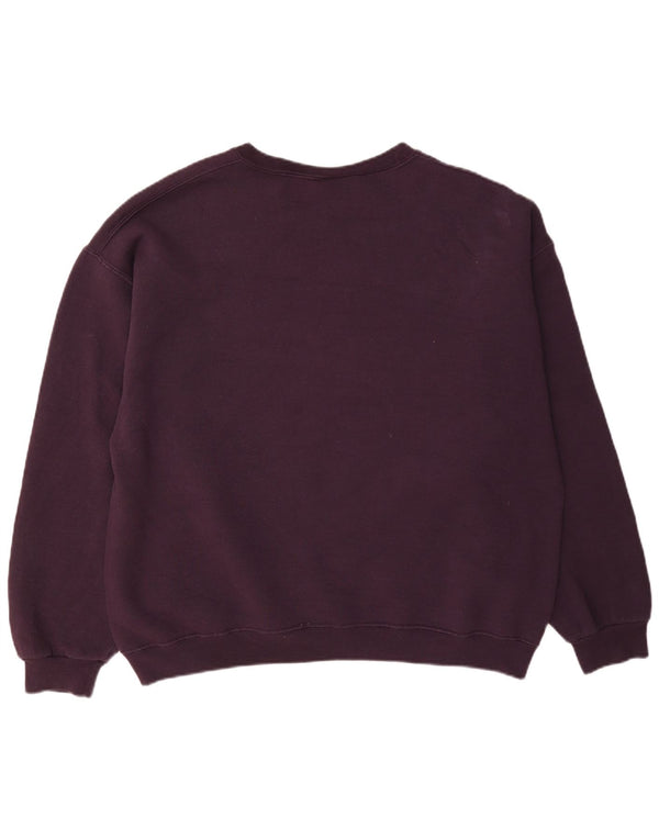 Russell Athletic Herre Dri-Power Sweatshirt Jumper Large Bourgogne Polyester