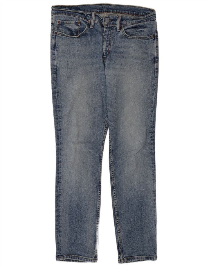 Levi's Herre 511 Slim Jeans W34 L32 Blå Bomuld