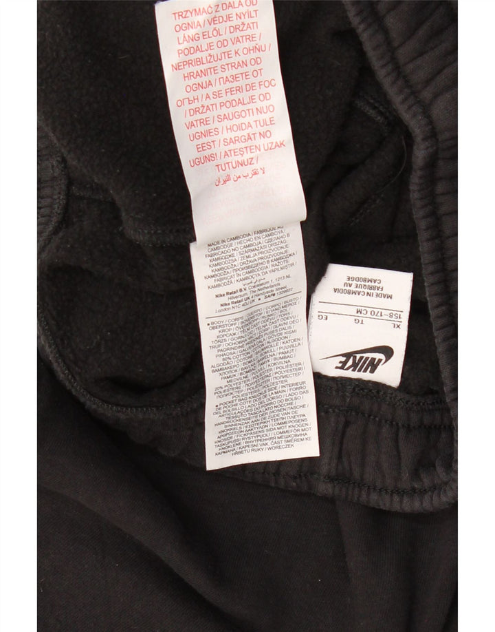 NIKE Boys Graphic Cargo træningsdragt Bukser Joggers 13-14 år XL Sort