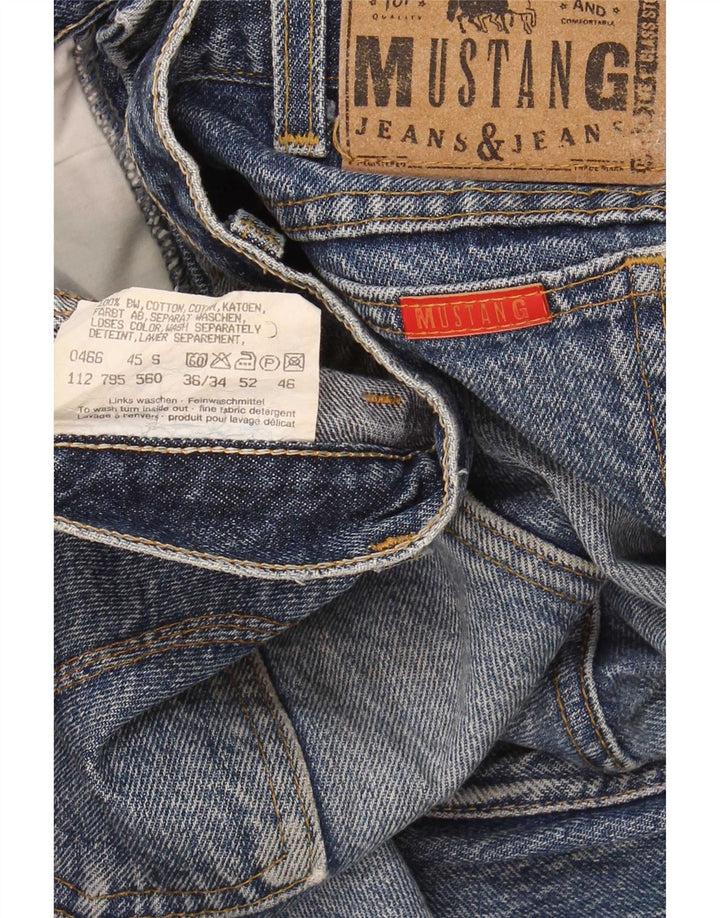 Mustang Herre Slim Jeans W36 L34 Blå Bomuld