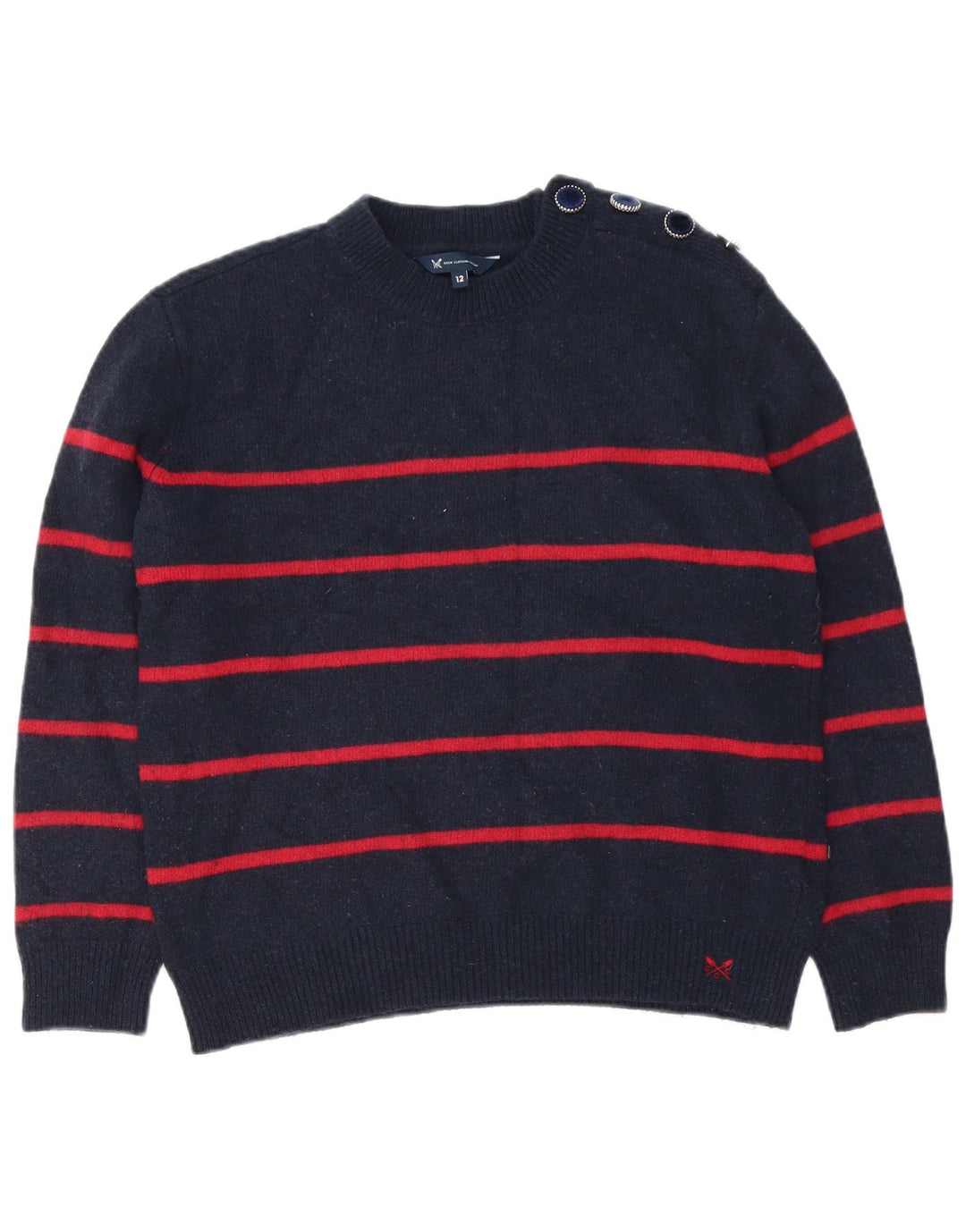 Besætningstøj Dame sweater med rund hals DK 12 Medium Navy Blue