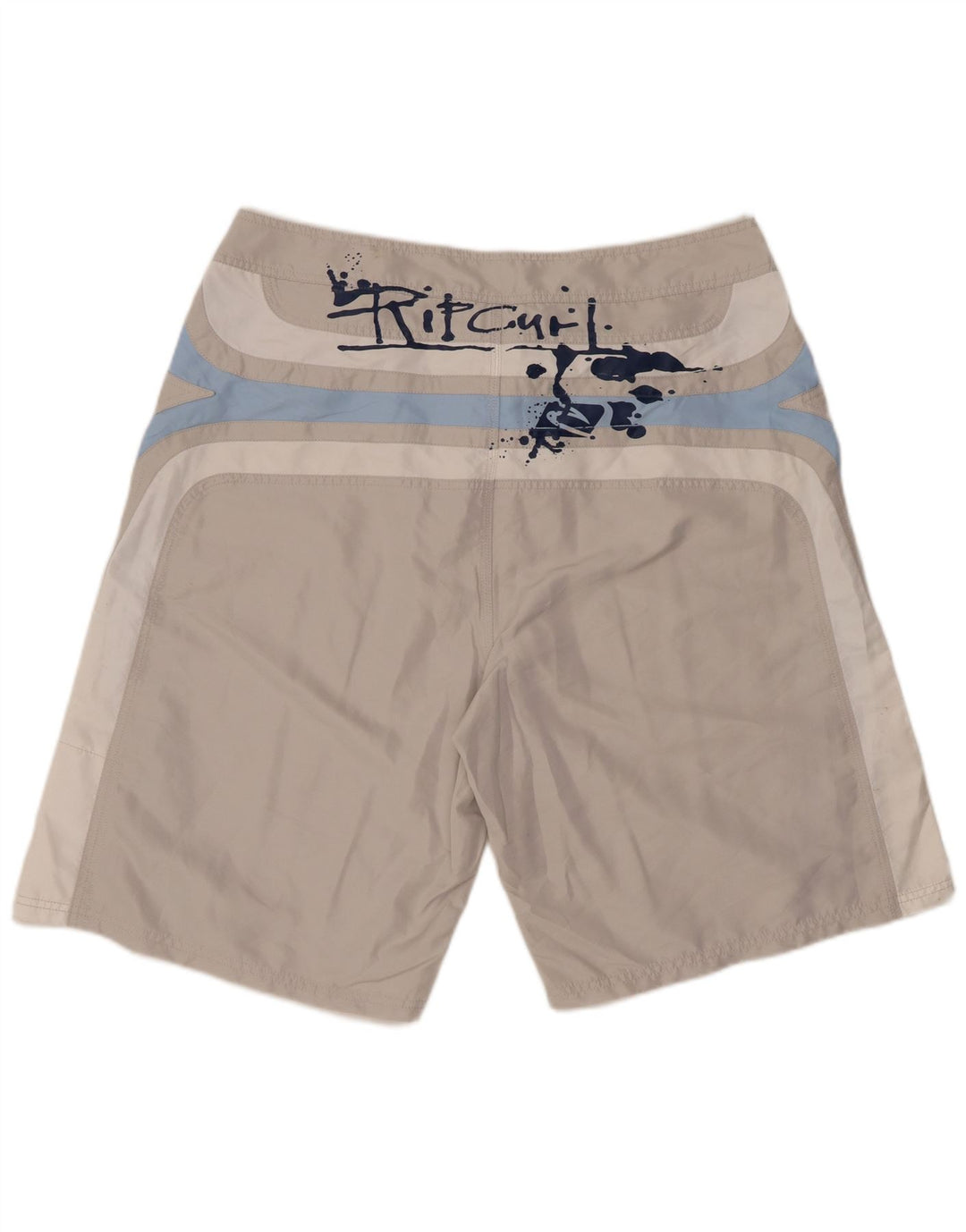 RIP CURL Grafiske svømmeshorts til mænd XL Grå Colourblock Polyester