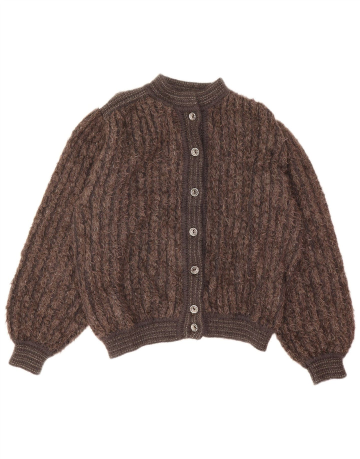 Mariedda Dame Cardigan Sweater IT 46 Stor Brun Stribet