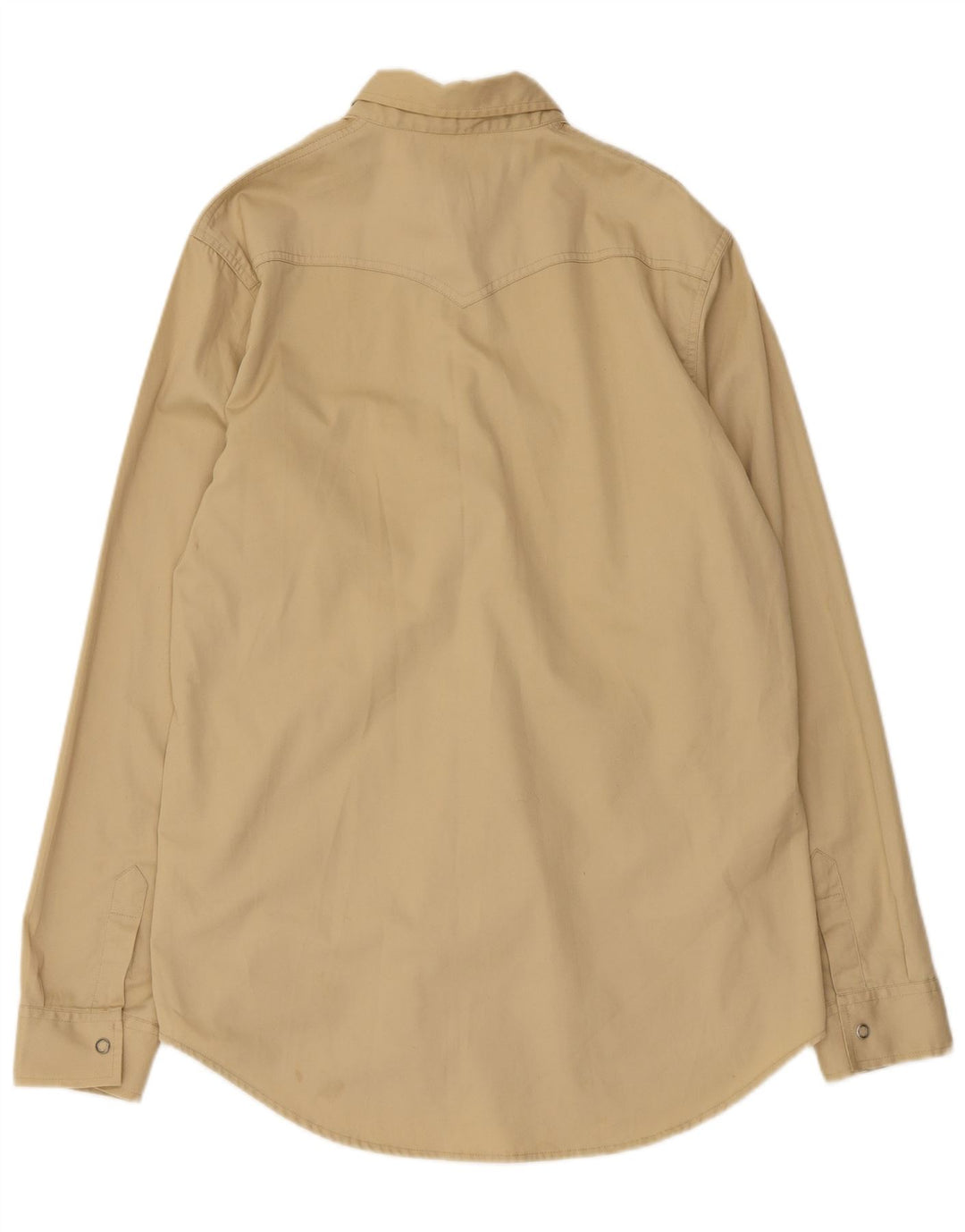 Calvin Klein Herre Regular Fit skjorte XL Beige Polyester