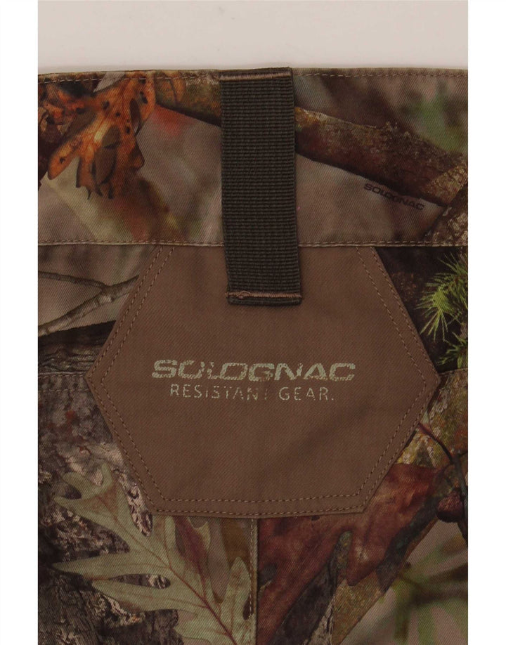 Solognac Herre Slim Cargo Bukser W48 L34 Flerfarvet Camouflage