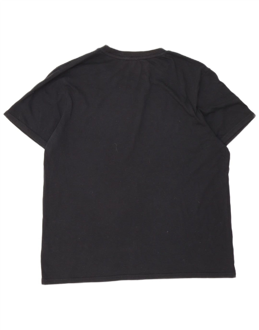 FILA Herre Grafisk T-Shirt Top 2XL Sort Bomuld