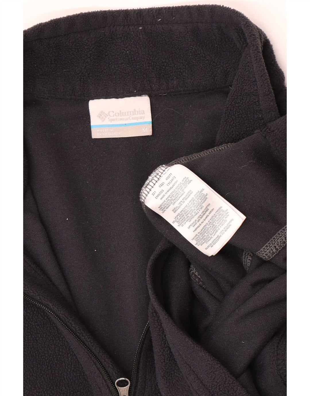 Columbia Herre lynlås hals Fleece Jumper Medium Sort Polyester