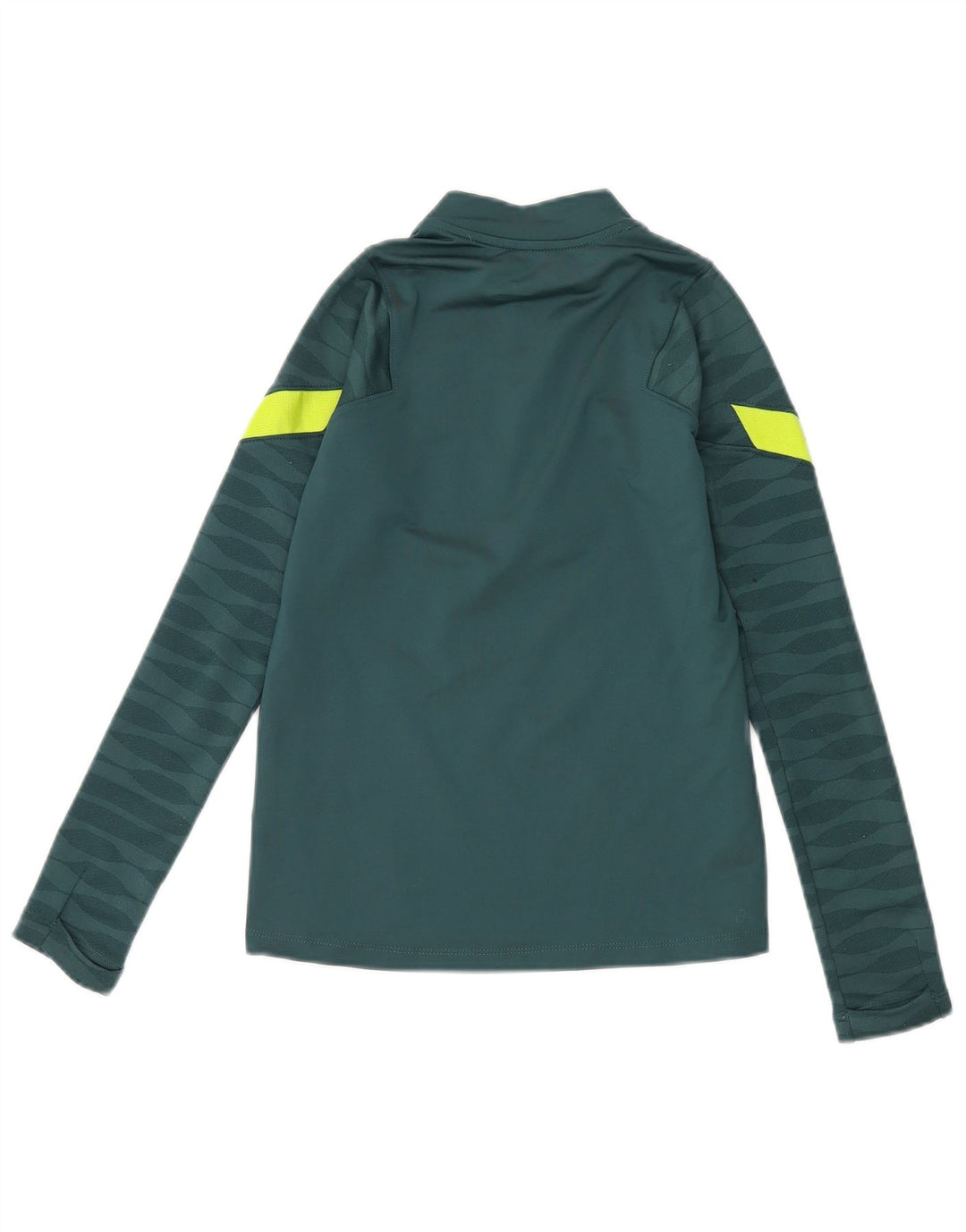 NIKE Boys Dri Fit Pullover Tracksuit Top 10-11 Years Medium Green Sports