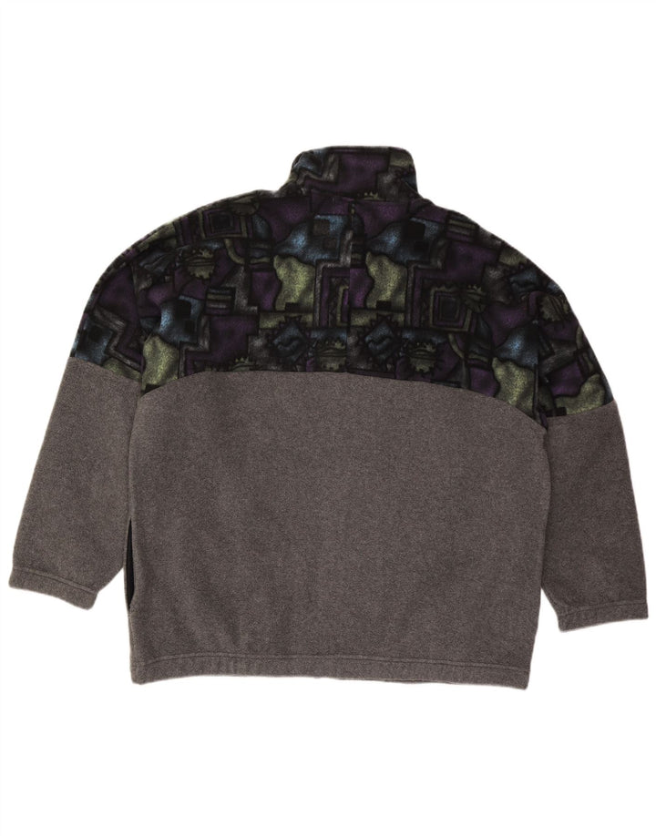 Campagnolo Herre Fleecejakke UK 42 XL Grå Geometrisk Polyester