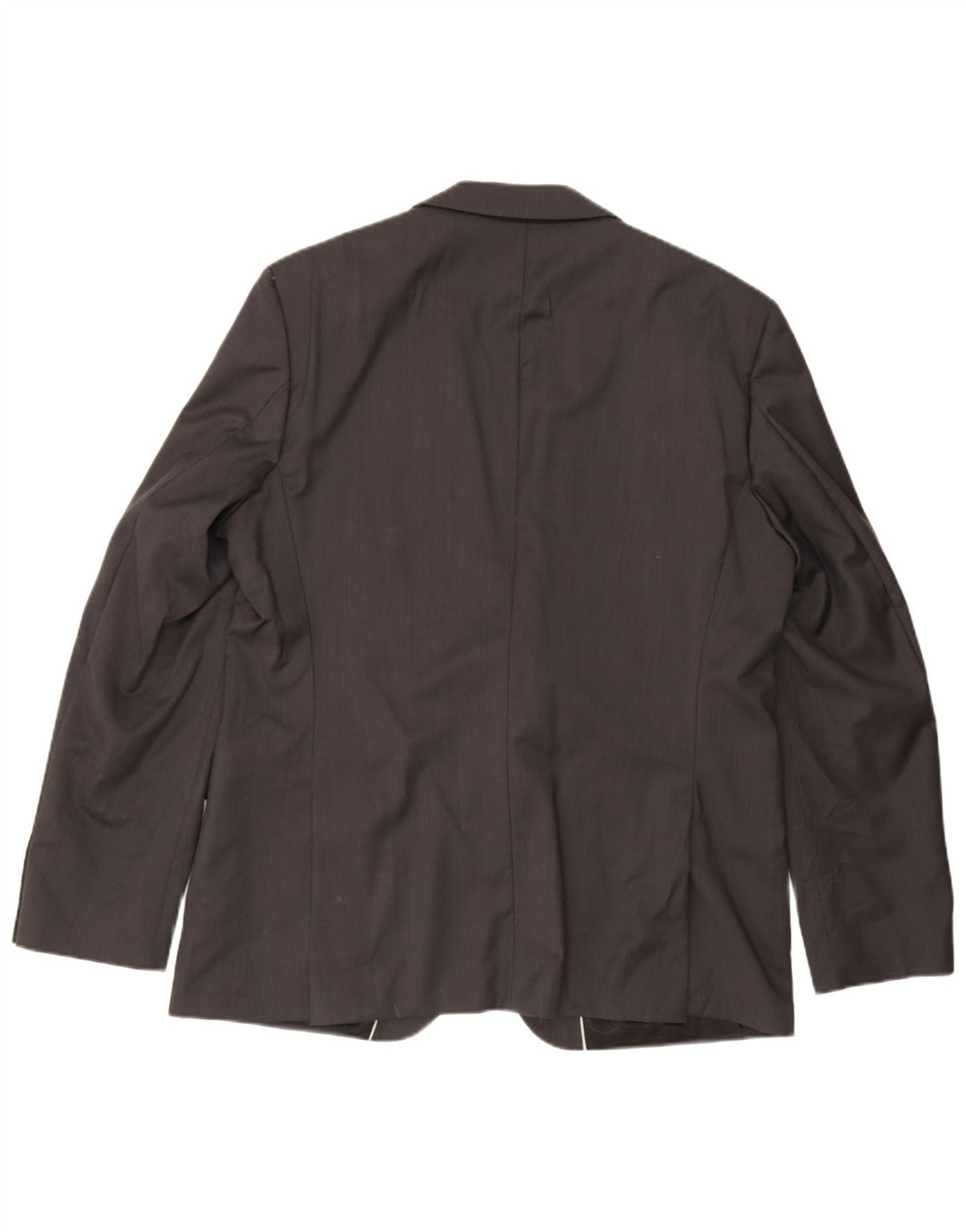 Hugo Boss Herre 2-knaps blazerjakke EU 56 3XL Grå Virgin Wool