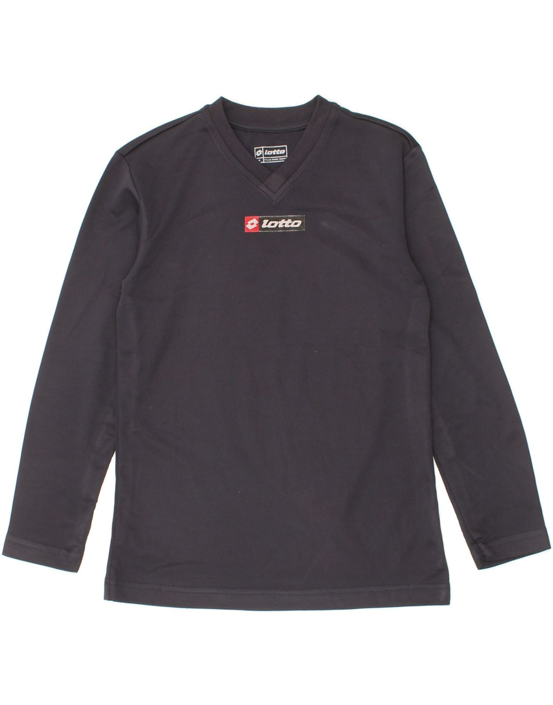LOTTO Boys Graphic Top Long Sleeve 6-7 Years Medium  Navy Blue Vintage Lotto and Second-Hand Lotto from Messina Hembry 