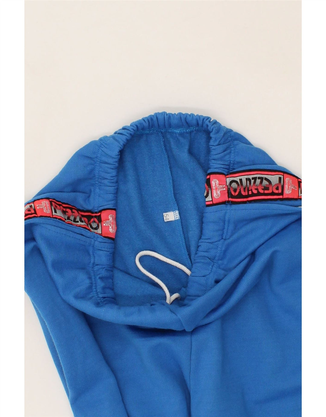 VINTAGE Træningsdragtsbukser til kvinder IT 54 2XL Blå Colourblock