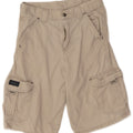 Wrangler Boys Cargo Shorts 11-12 år W24 Beige Bomuld