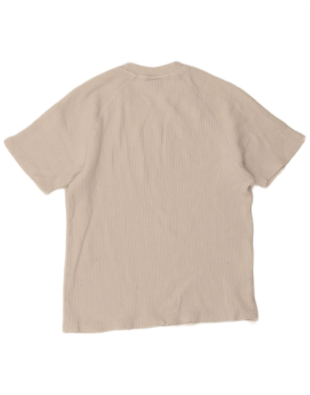 Zara Dame Oversized T-Shirt Top UK 10 Small White Bomuld