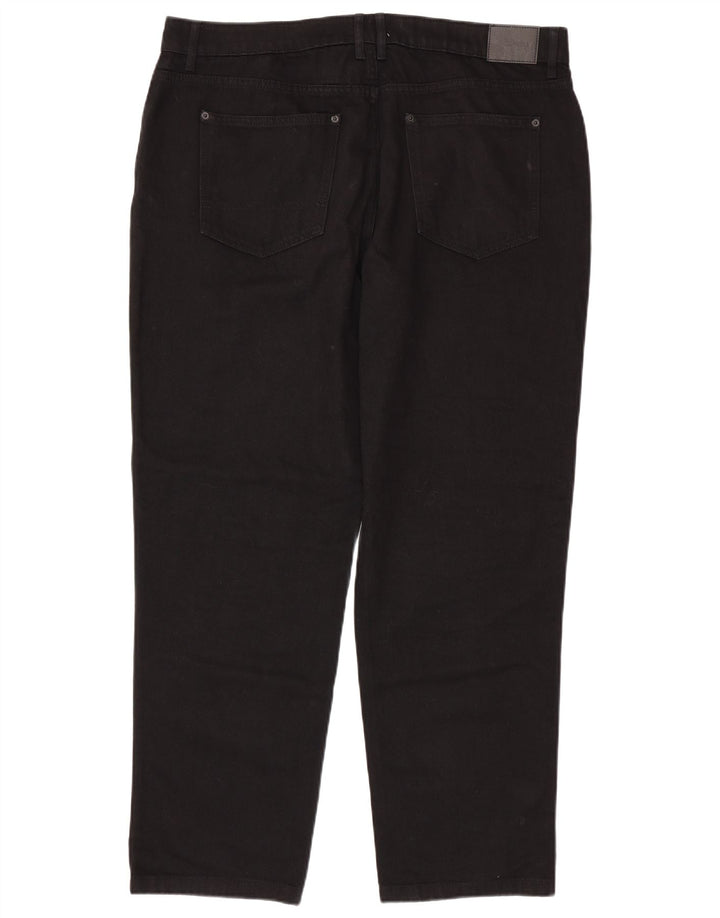 Jack Wills Herre tilspidsede jeans W38 L32 sort bomuld