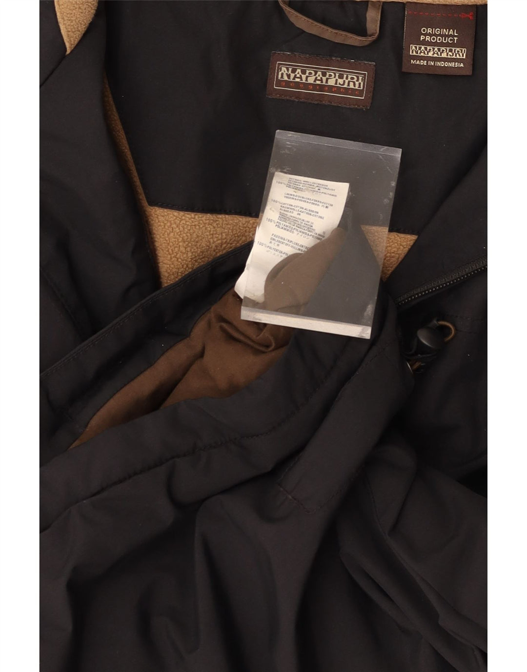 NAPAPIJRI Herre Windbreaker Jacket UK 42 XL Sort Polyamid