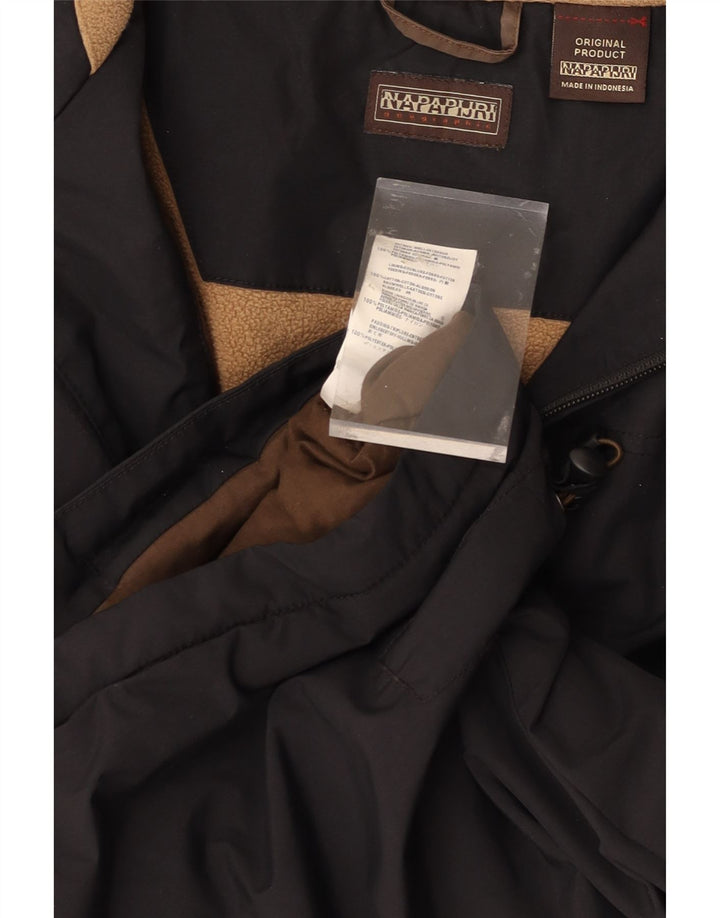 NAPAPIJRI Herre Windbreaker Jacket UK 42 XL Sort Polyamid