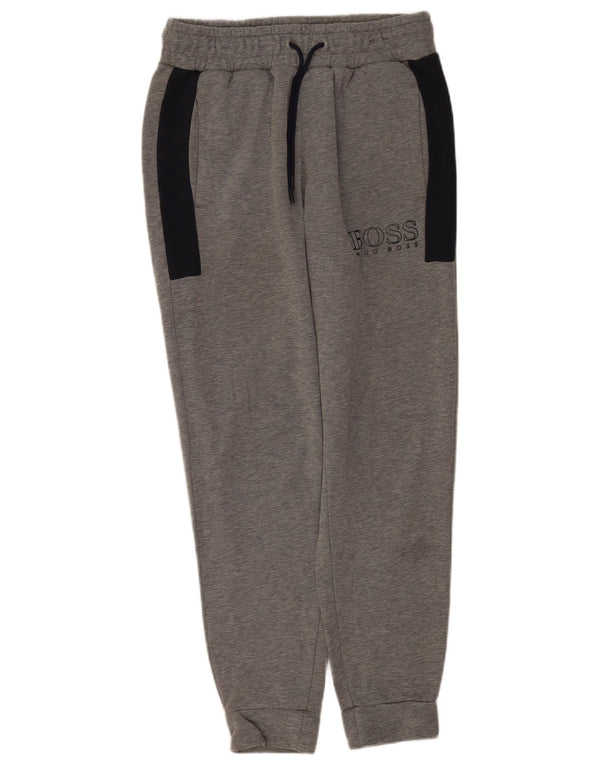 Hugo Boss Herre grafisk træningsdragt Bukser Joggers Small Grey Colourblock