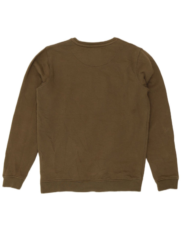 Jack Wills Boys Grafisk Sweatshirt Jumper 14-15 år Khaki Cotton